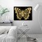 Butterfly  Gold On Black by Amy Brinkman  Gallery Wrapped Canvas - Americanflat